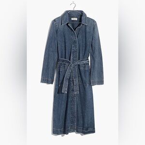 Madewell Denim Duster Coat Trench